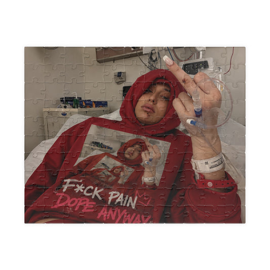 'F*ck Pain, Dope Anyway' Hooded Selfie Puzzle (110–1014 pcs)