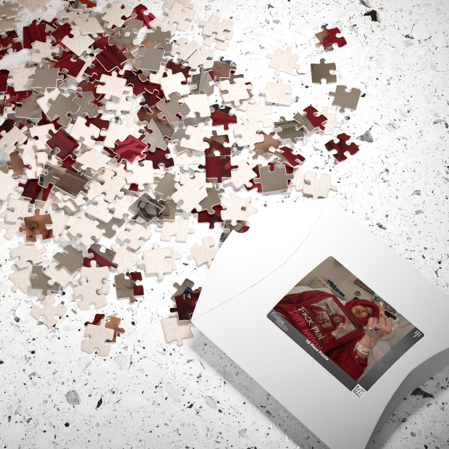 'F*ck Pain, Dope Anyway' Hooded Selfie Puzzle (110–1014 pcs)